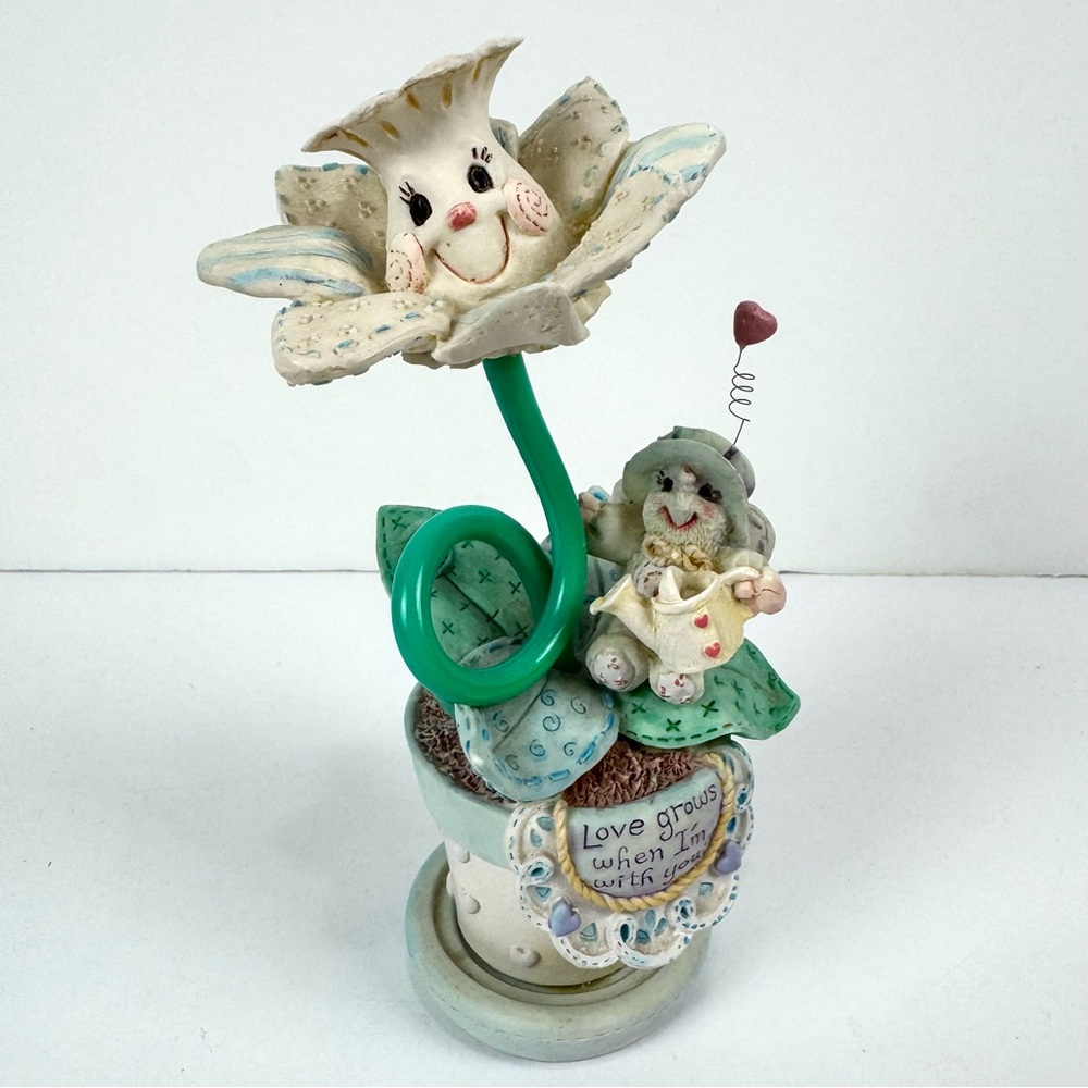 VTG Best Of Buds Love Grows When I’m With You 1995 Enesco Co. by Cindy Kiernicki - Picture 3 of 12